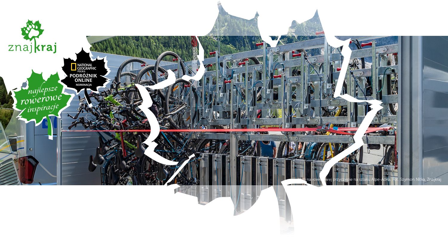 Haki na rowerowej przyczepie na szlaku Alpe-Adria