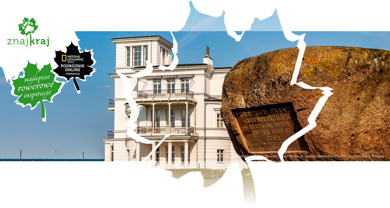 Heiligendamm - pamiątkowa tablica pierwszego niemieckiego nadmorskiego kurortu