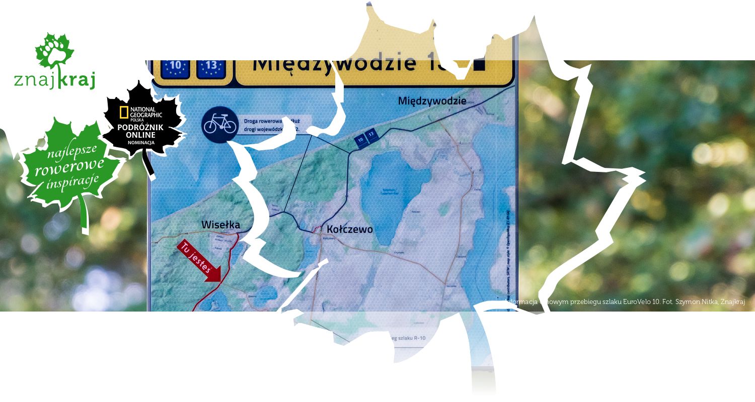 Informacja o nowym przebiegu szlaku EuroVelo 10