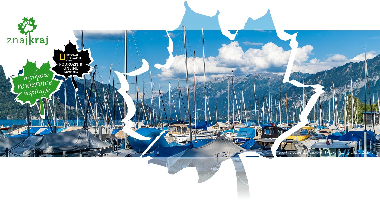 Jachty i łodzie nad jeziorem Thun