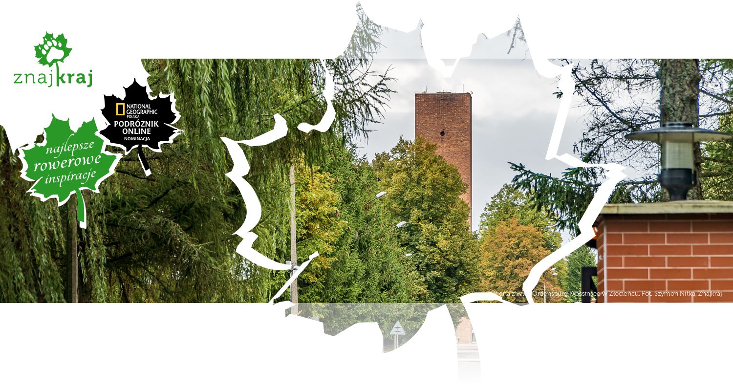 Jedna z wież Ordensburg Krössinsee w Złocieńcu