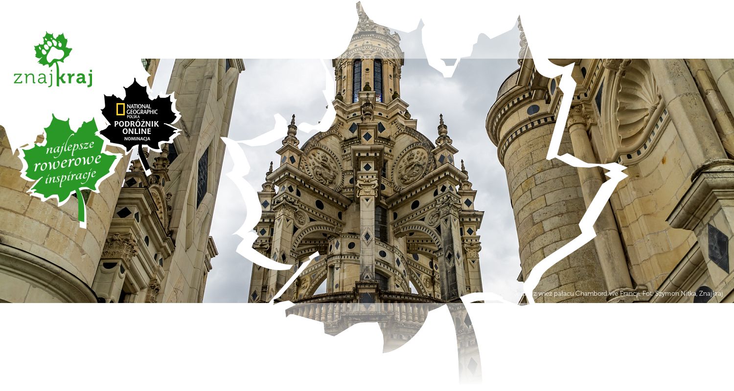 Jedna z wież pałacu Chambord we Francji