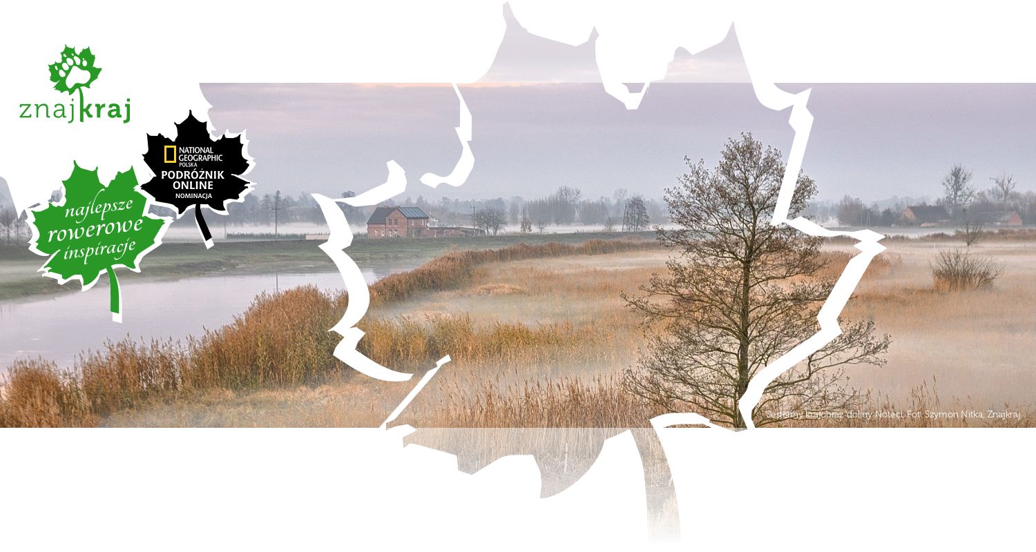 Jesienny krajobraz doliny Noteci