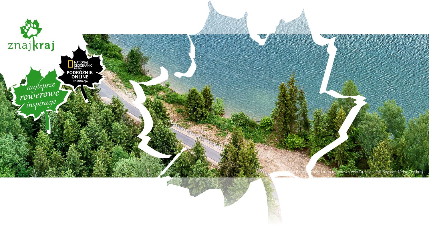 Jezioro Czorsztyńskie i trasa rowerowa Velo Dunajec