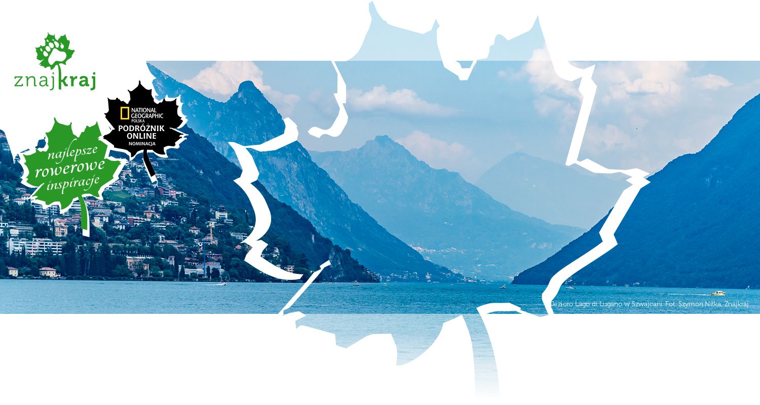 Jezioro Lago di Lugano w Szwajcarii