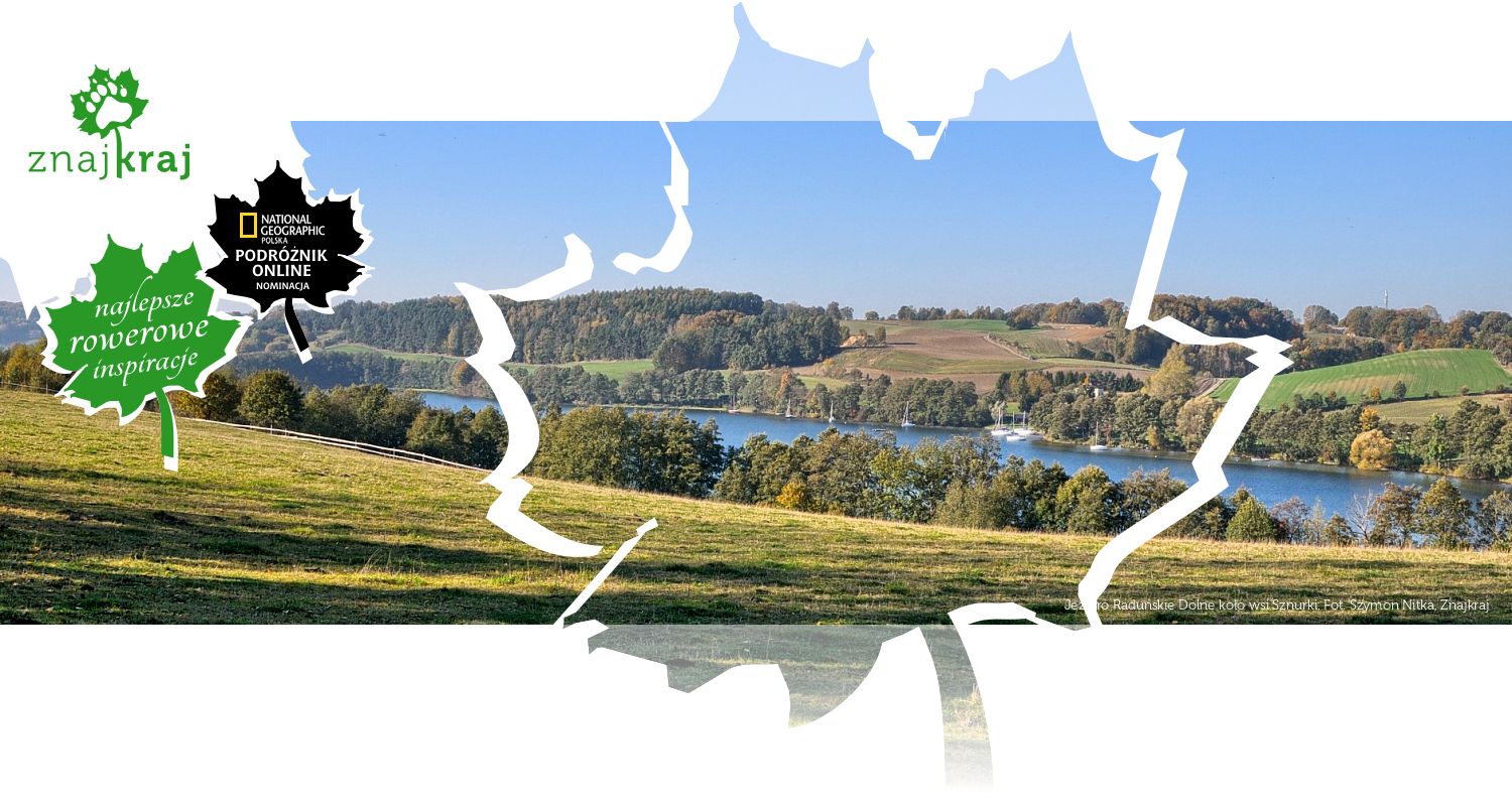 Jezioro Raduńskie Dolne koło wsi Sznurki