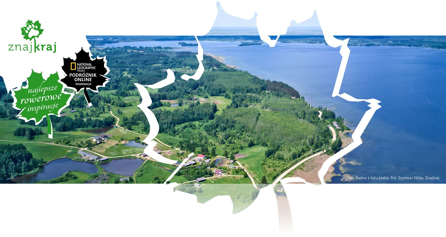 Jezioro Raźno z lotu ptaka