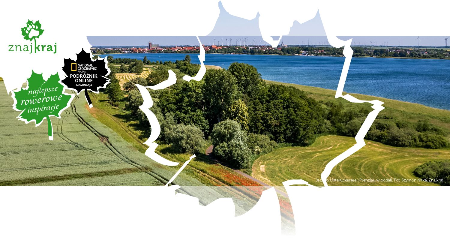 Jezioro Unteruckersee i Prenzlau w oddali