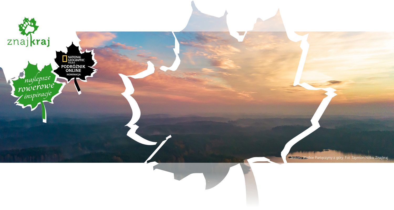 Jezioro Wielkie Partęczyny z góry