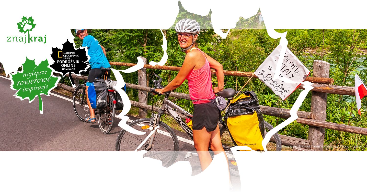 Justyna w drodze nad Gardę