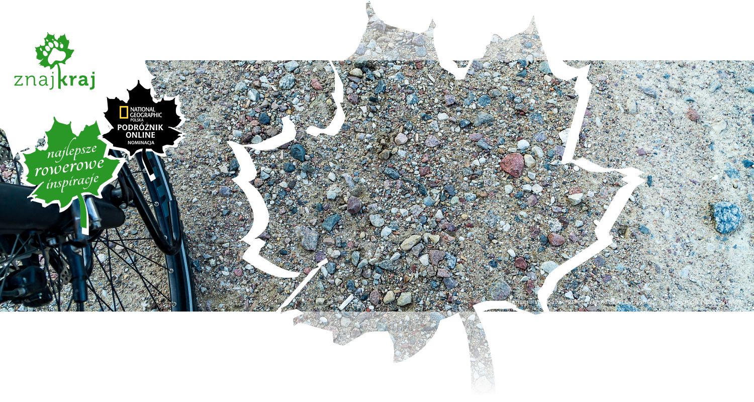 Kamienie na nawierzchni Warmińskiej Łynostrady