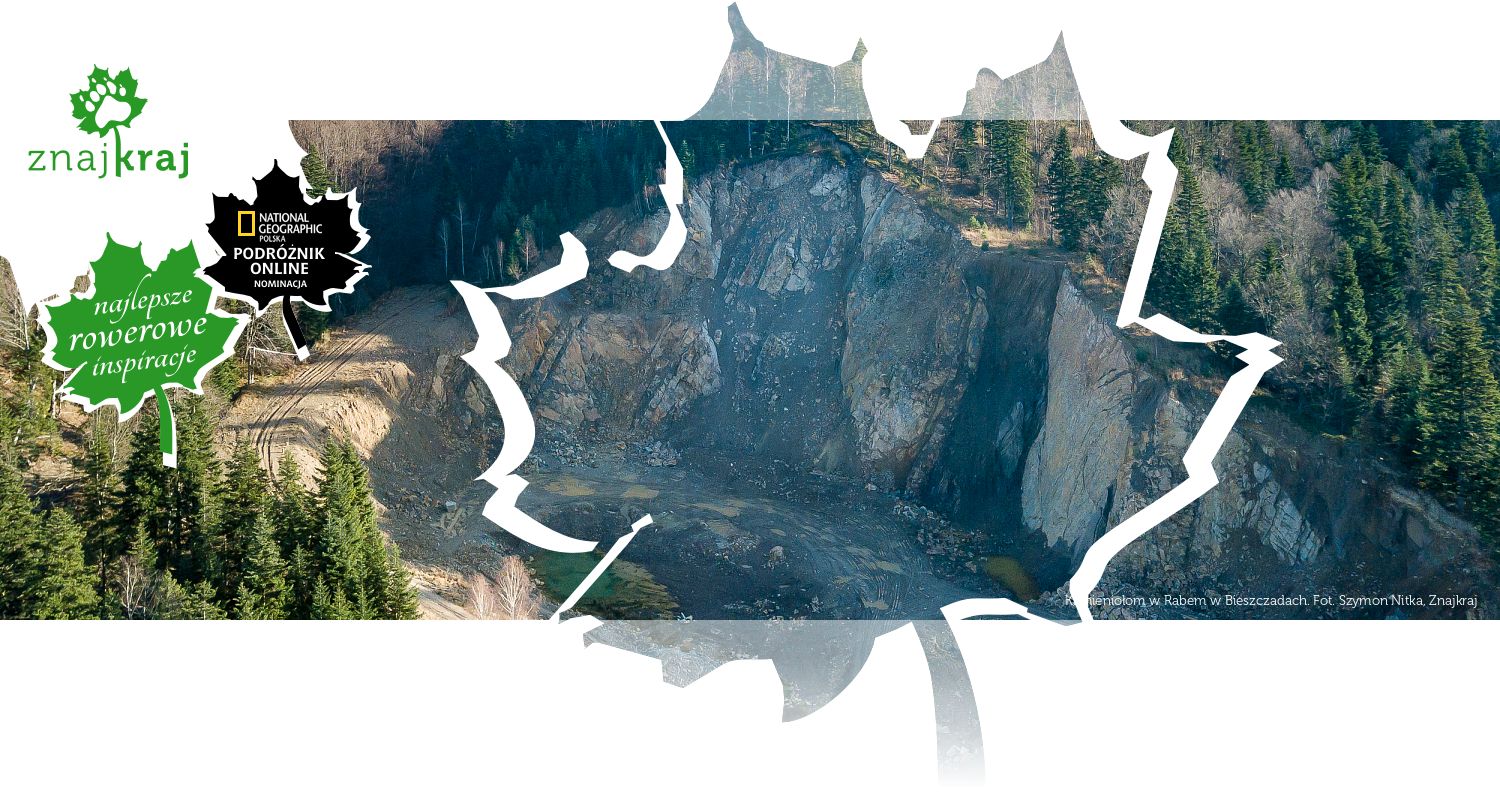 Kamieniołom w Rabem w Bieszczadach