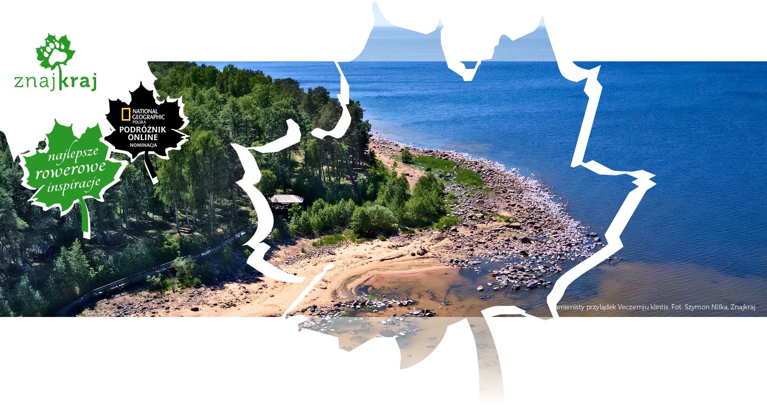 Kamienisty przylądek Veczemju klintis