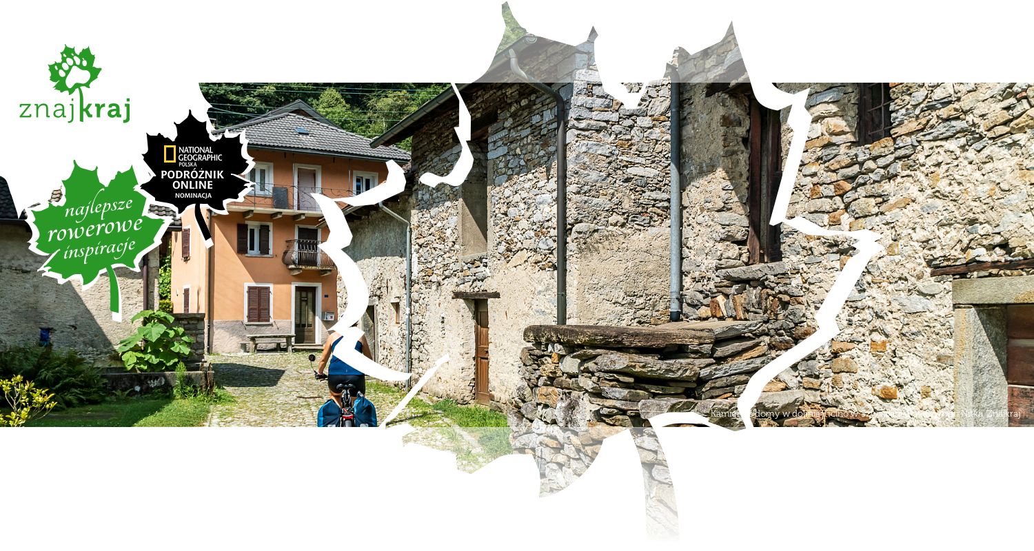 Kamienne domy w dolinie Ticino w Szwajcarii