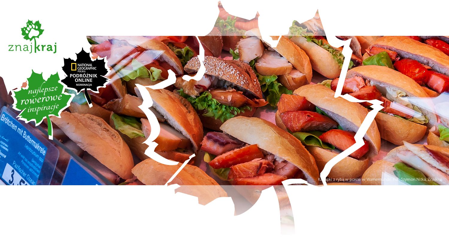 Kanapki z rybą w porcie w Warnemünde