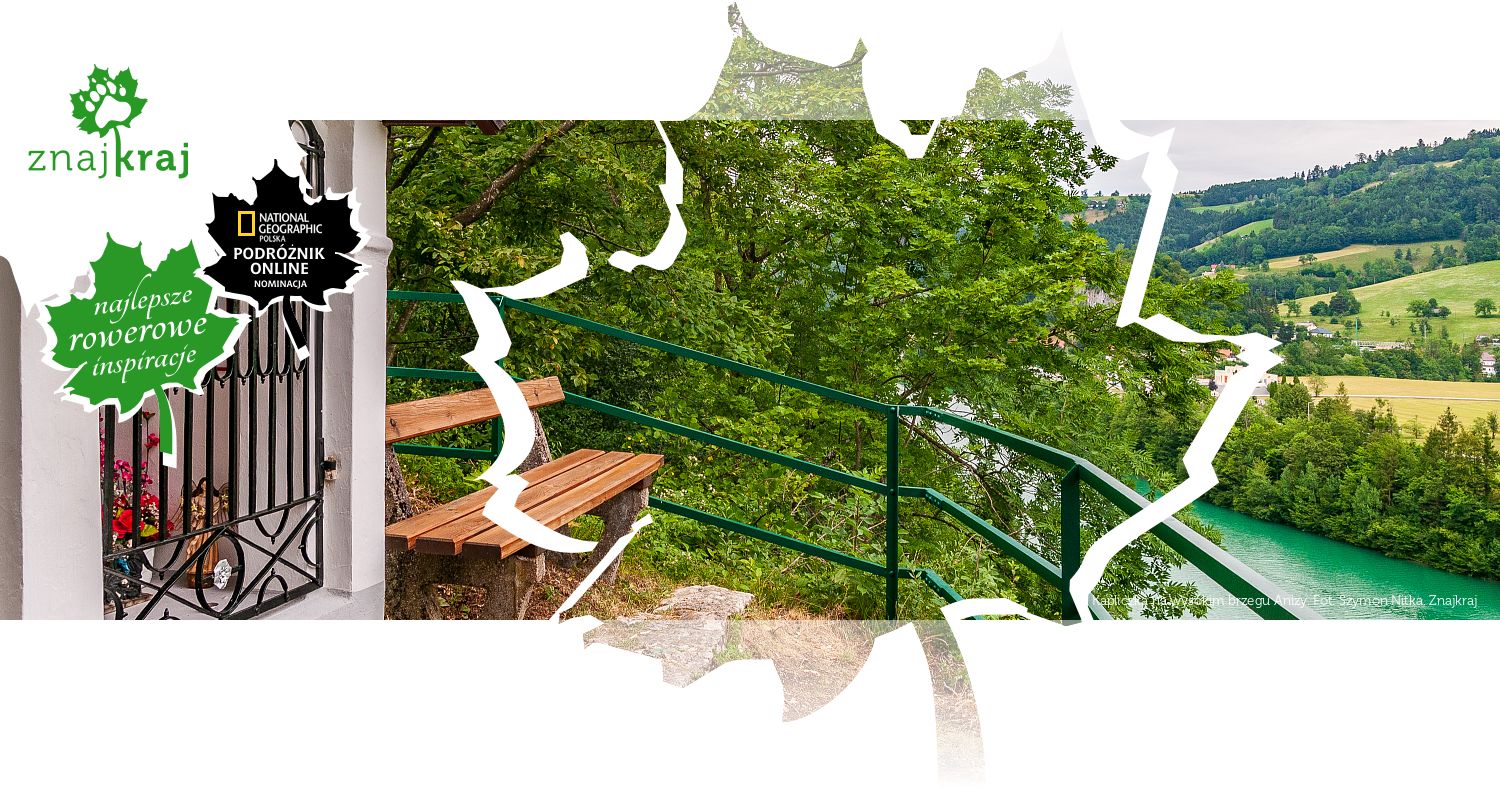 Kapliczka na wysokim brzegu Anizy