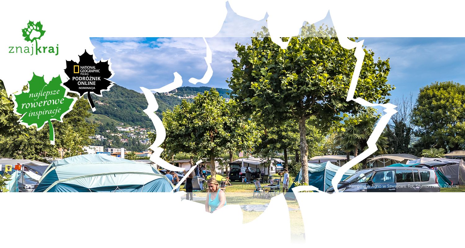 Kemping w Agno w Szwajcarii