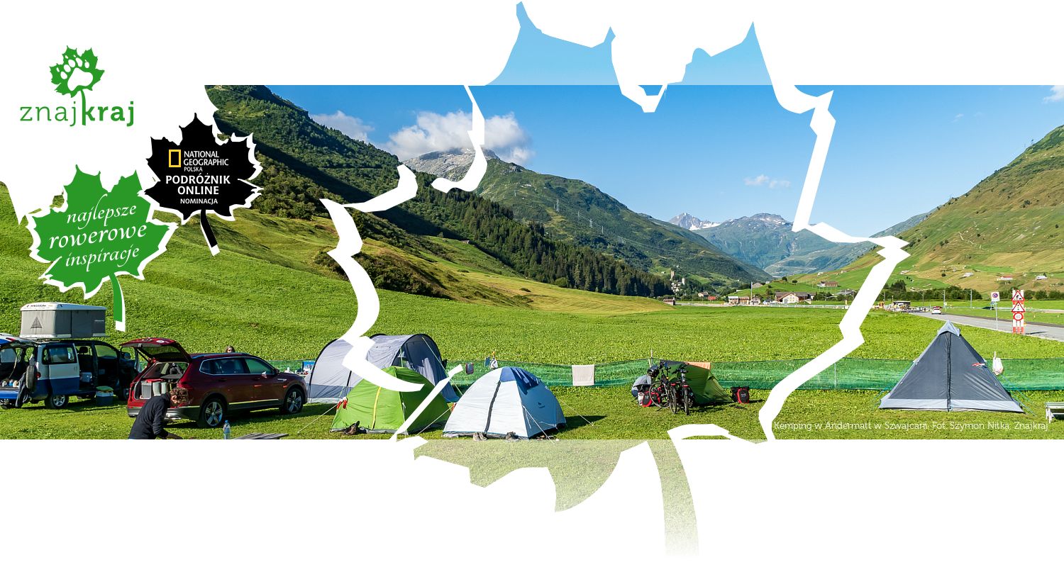 Kemping w Andermatt w Szwajcarii