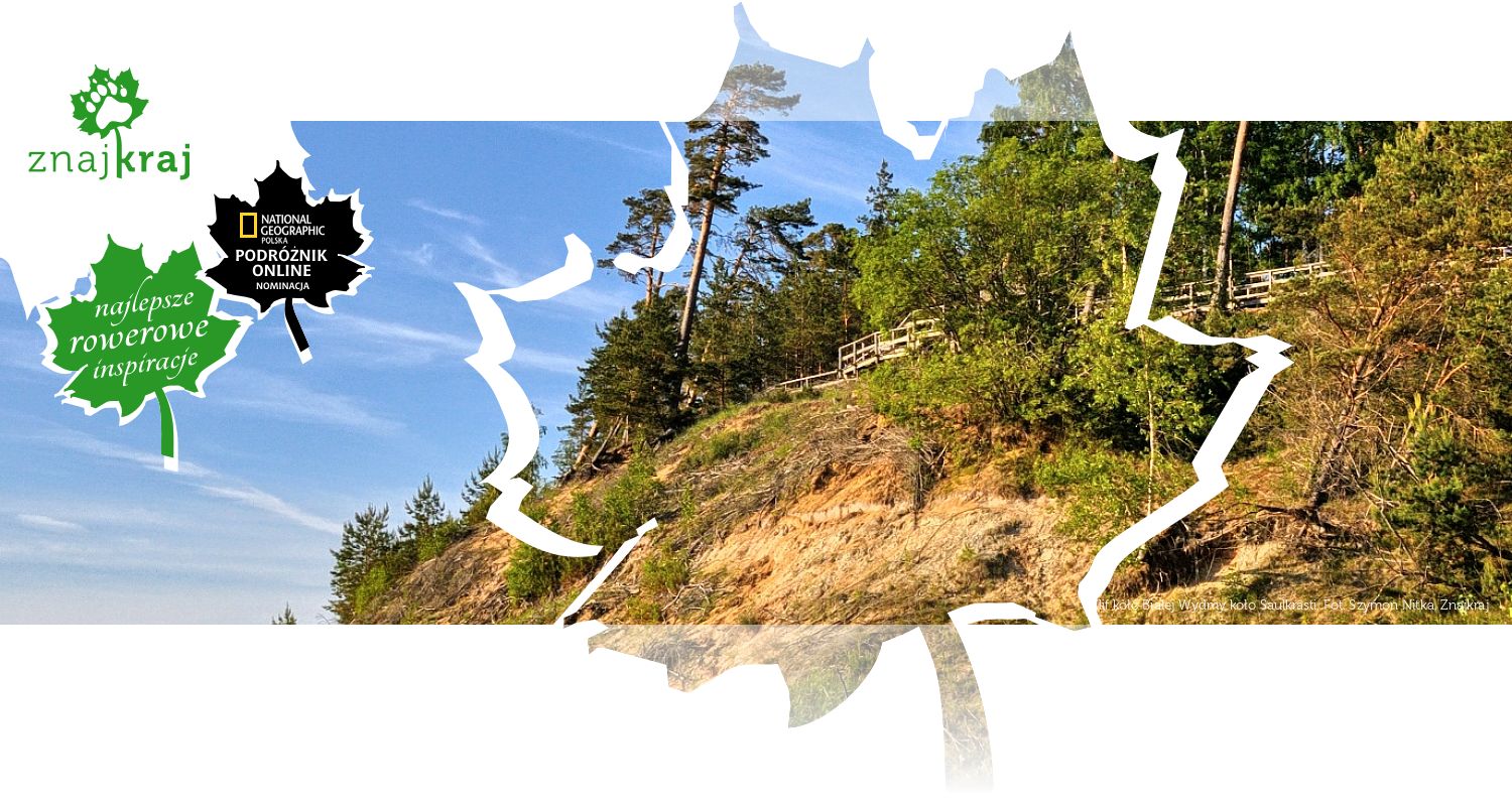 Klif koło Białej Wydmy koło Saulkrasti