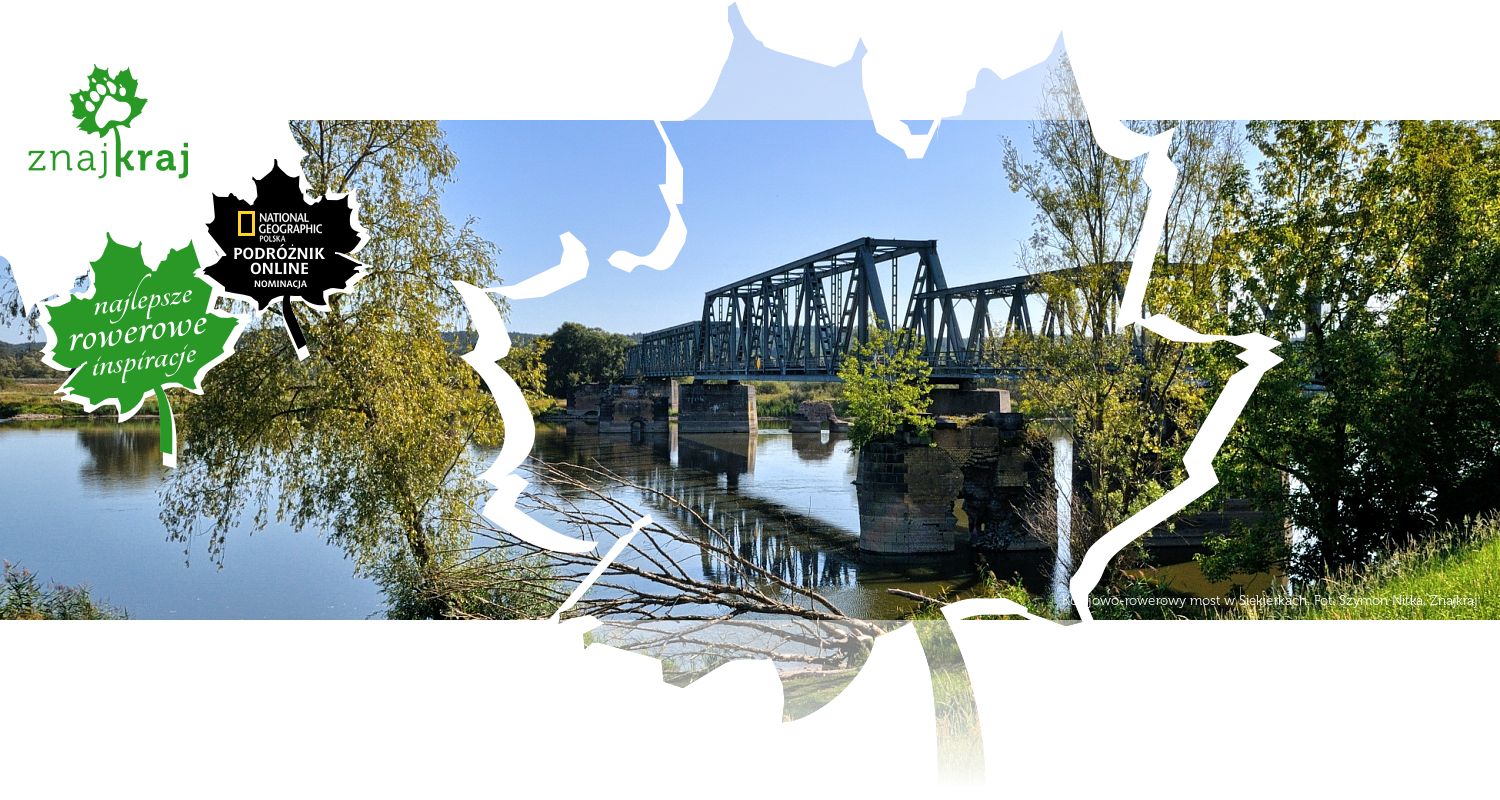 Kolejowo-rowerowy most w Siekierkach
