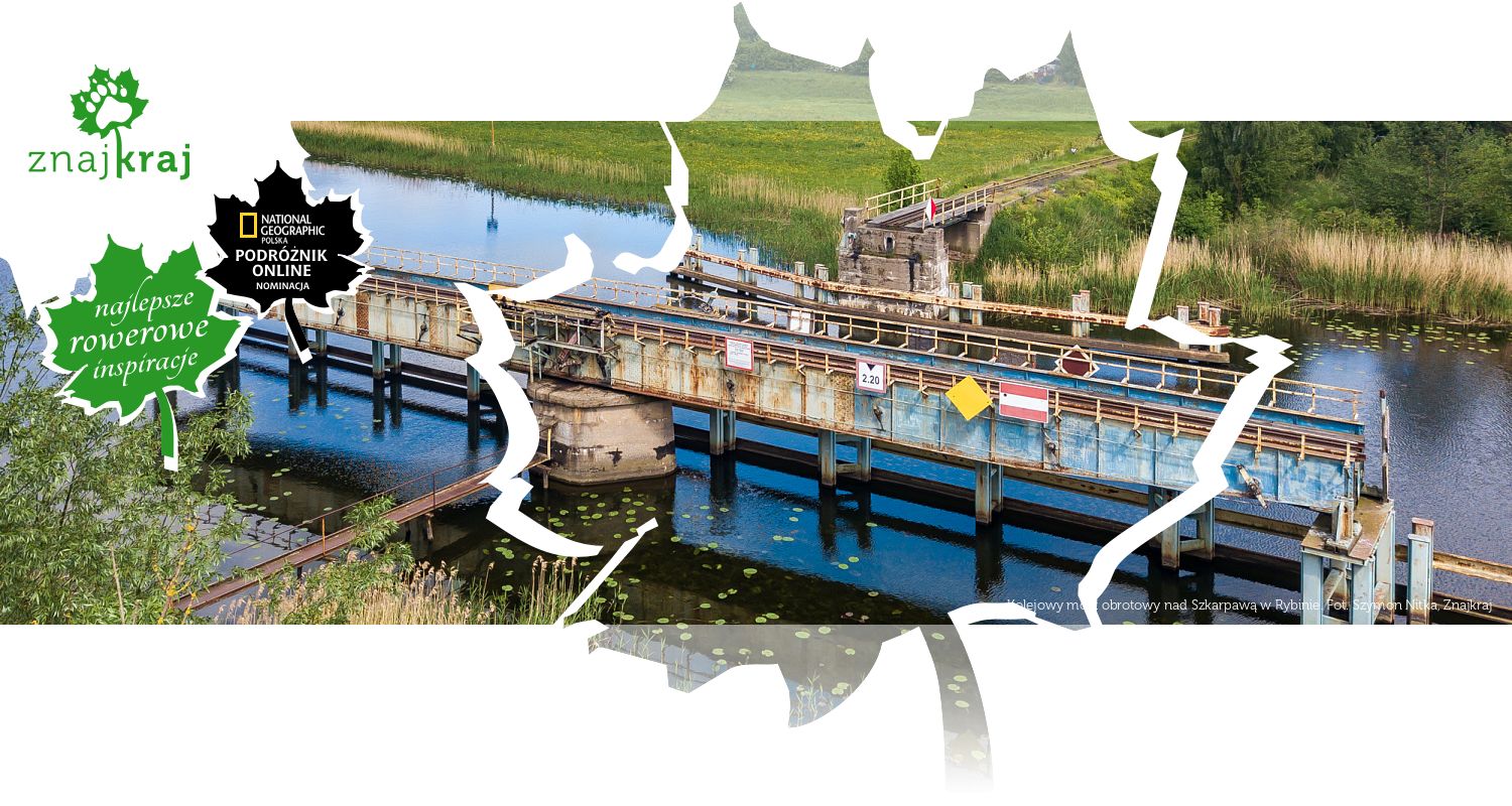 Kolejowy most obrotowy nad Szkarpawą w Rybinie