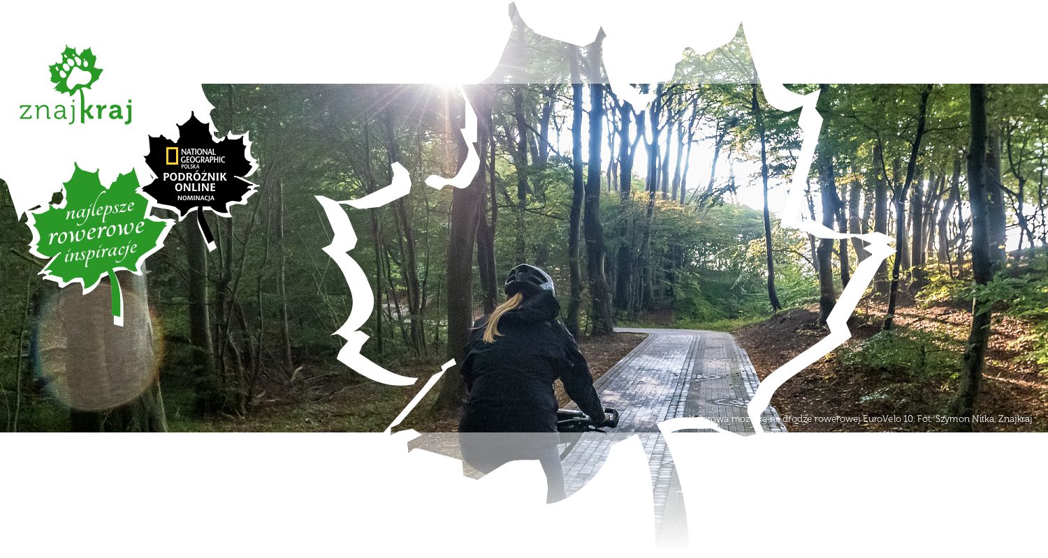 Kolorowa mozaika na drodze rowerowej EuroVelo 10