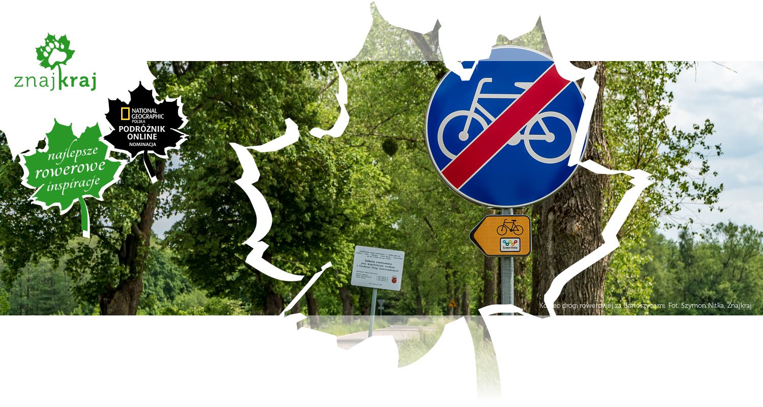 Koniec drogi rowerowej za Bartoszycami