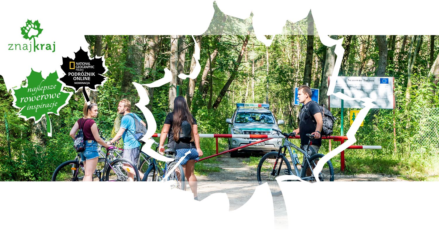 Koniec trasy rowerowej Mierzei Wiślanej