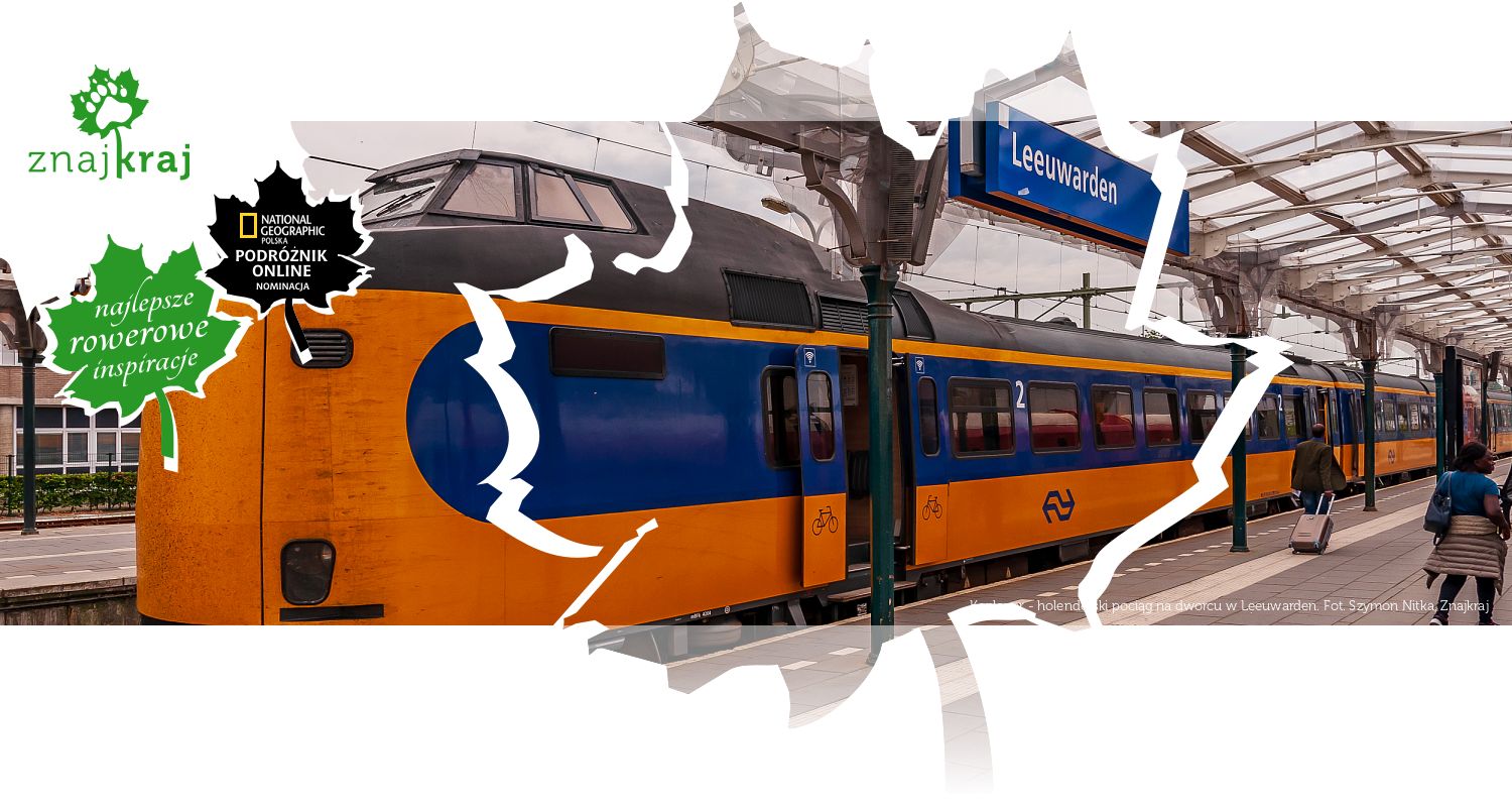 Koploper - holenderski pociąg na dworcu w Leeuwarden