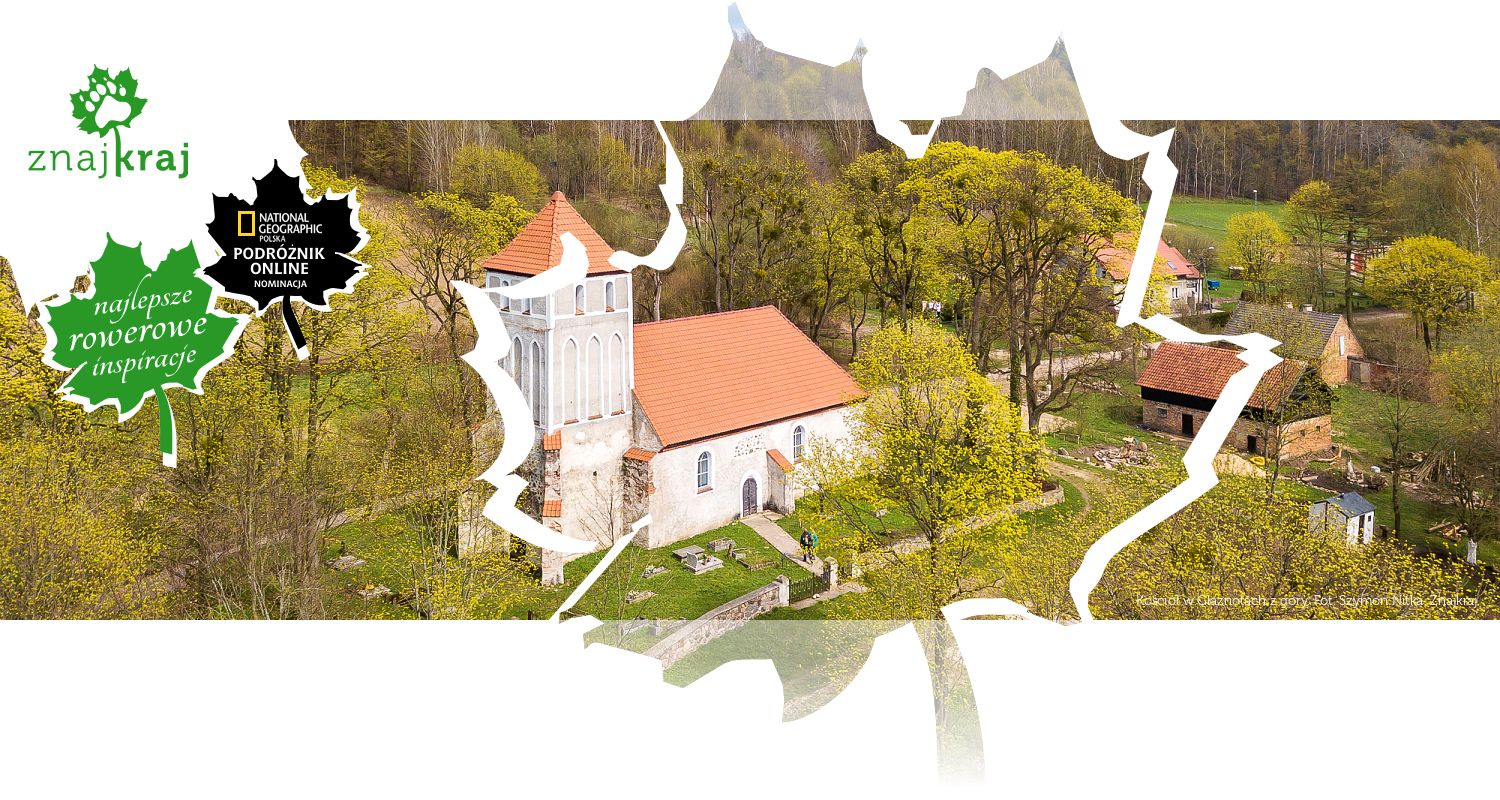 Kościół w Glaznotach z góry