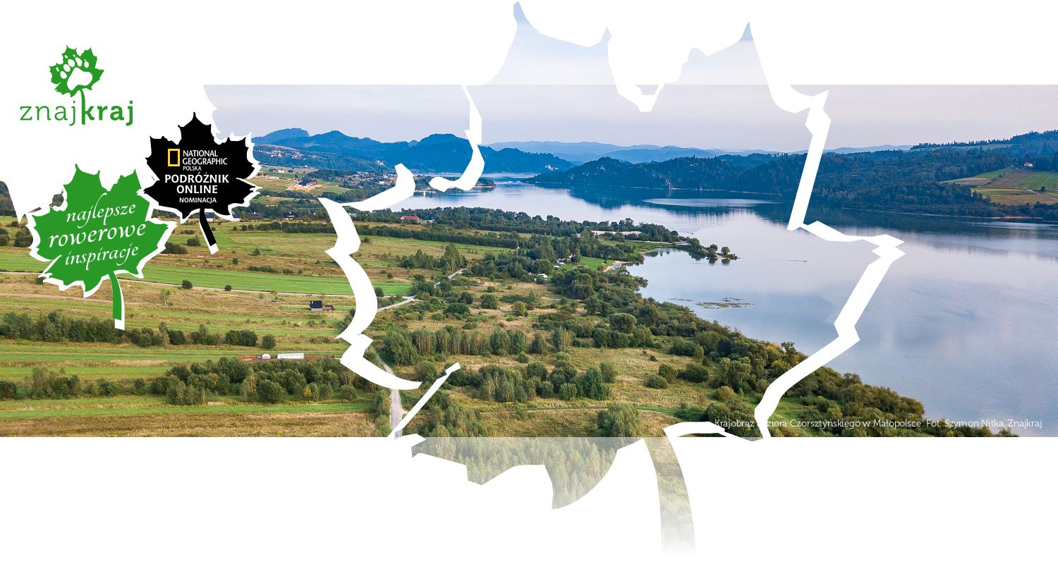 Krajobraz Jeziora Czorsztyńskiego w Małopolsce
