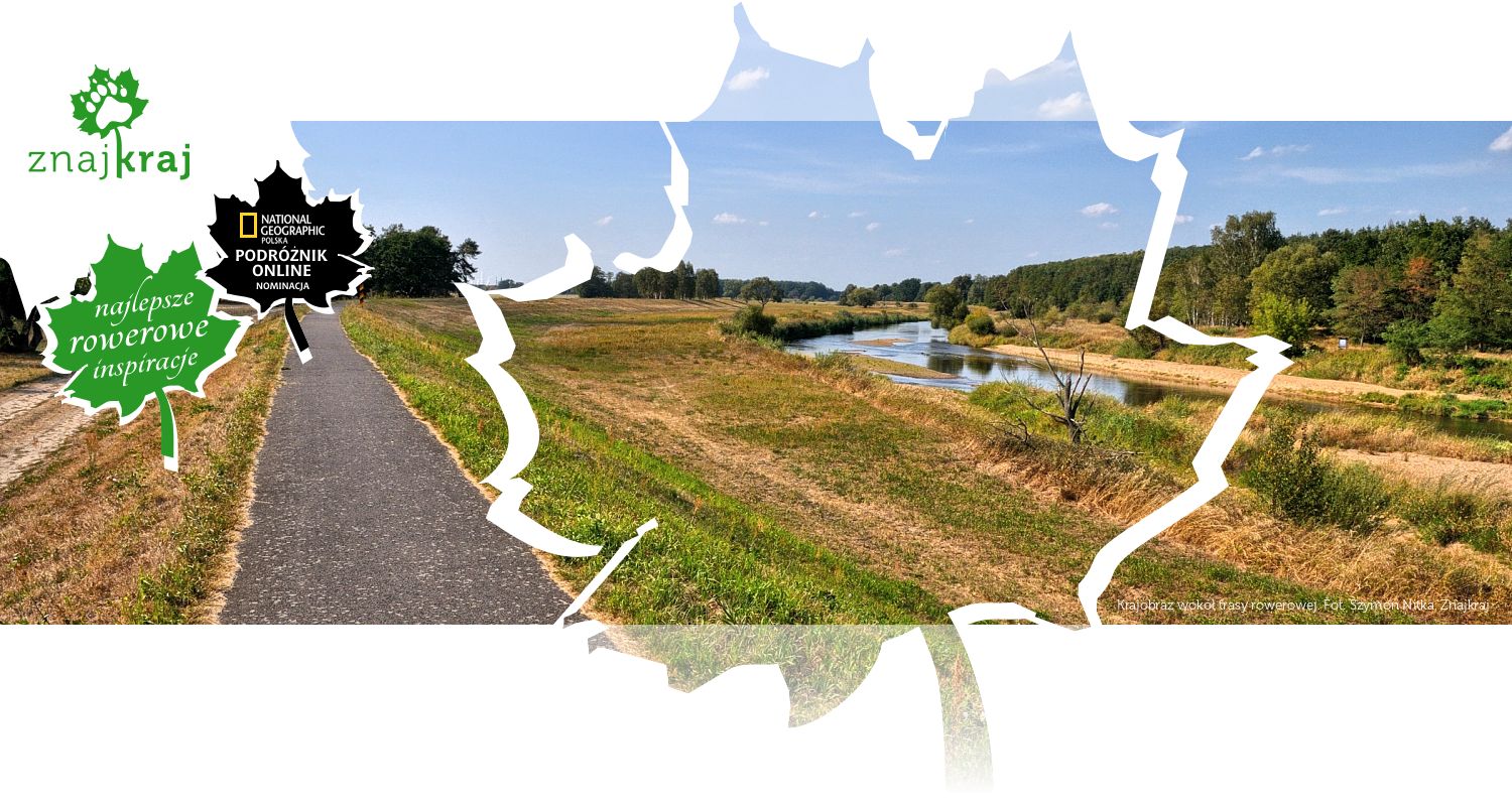 Krajobraz wokół trasy rowerowej