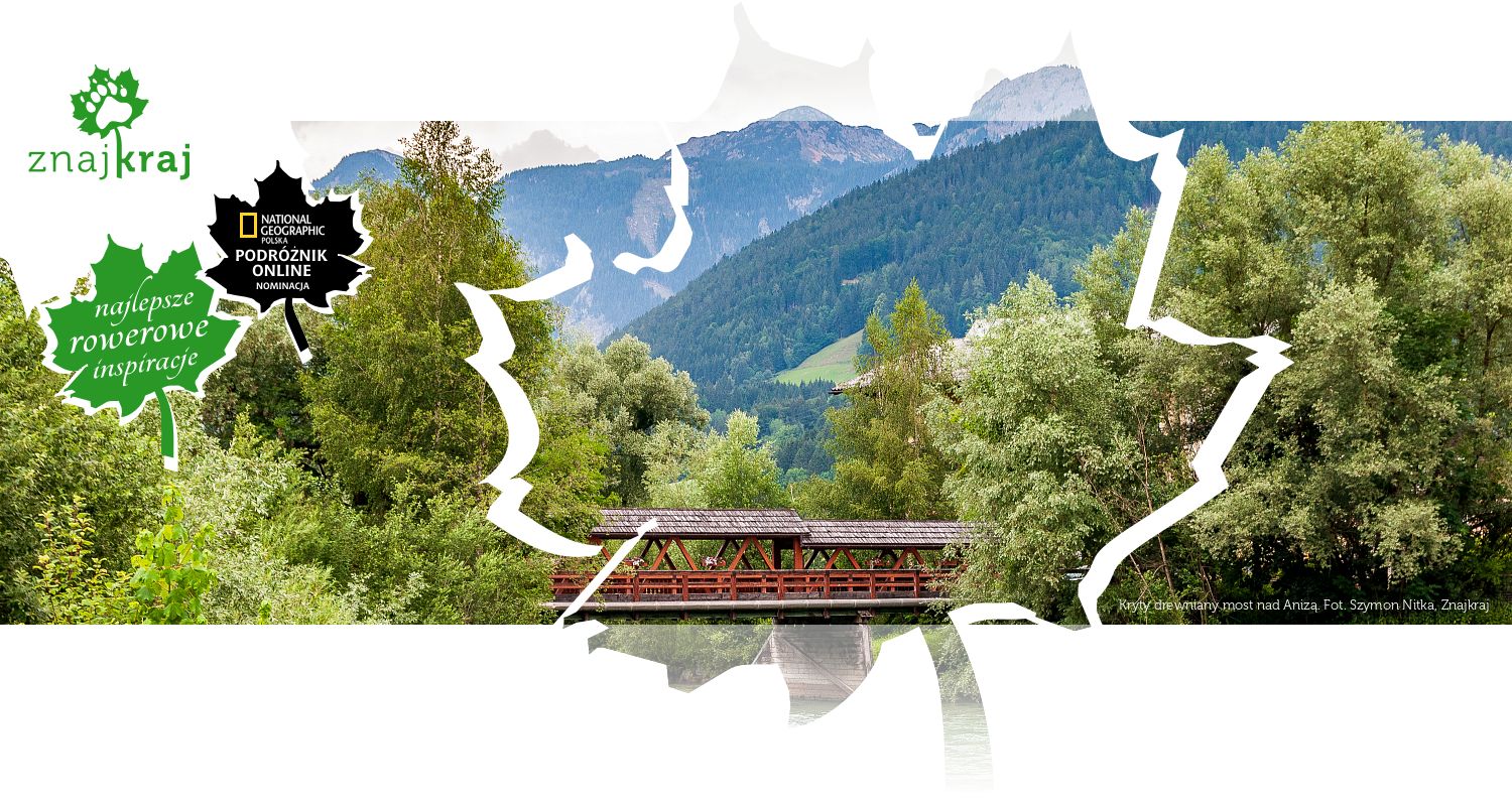 Kryty drewniany most nad Anizą