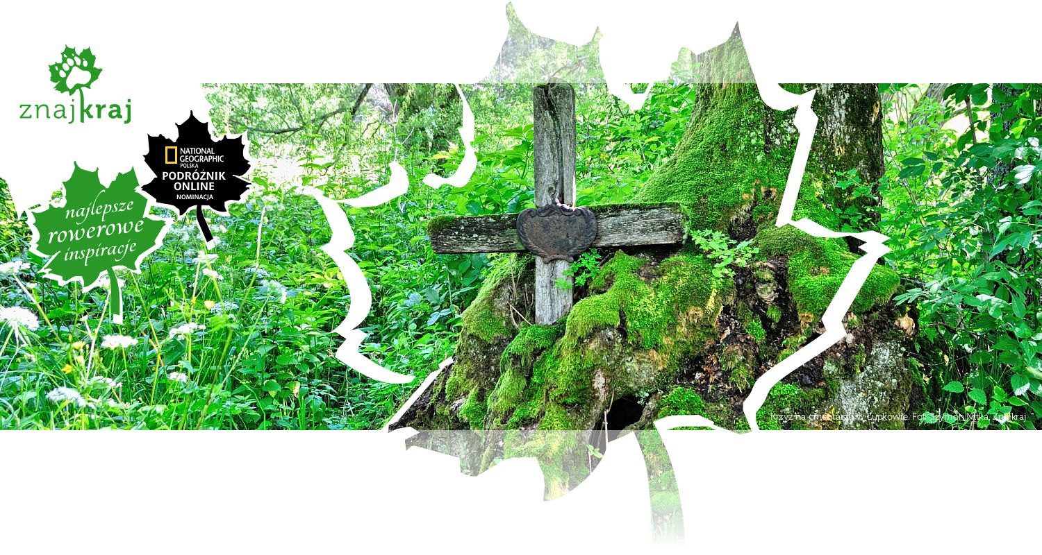 Krzyż na cmentarzu w Łupkowie