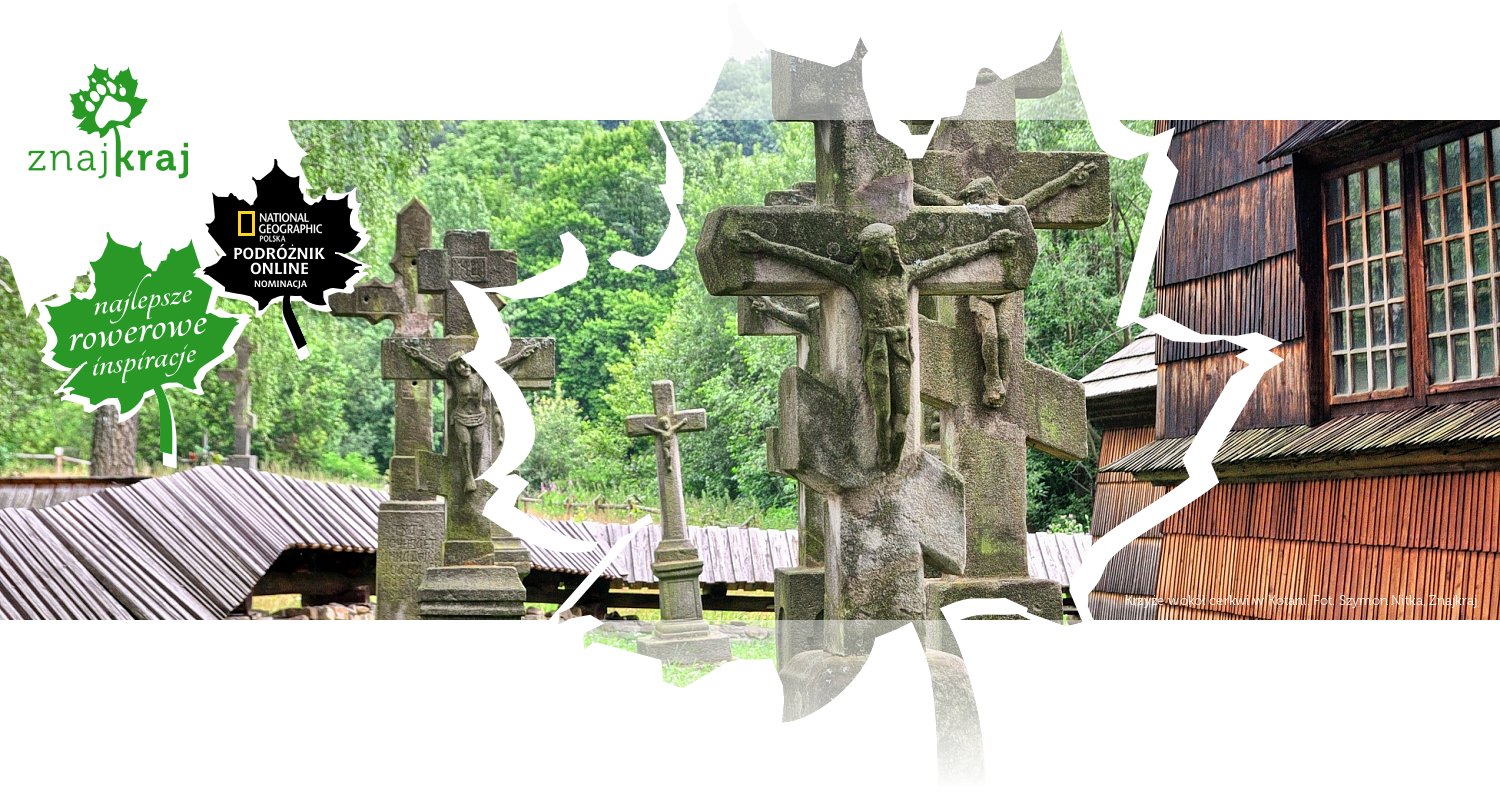 Krzyże wokół cerkwi w Kotani