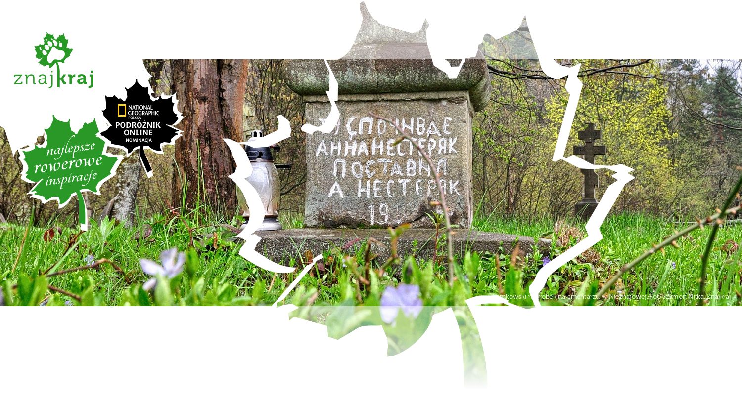 Łemkowski nagrobek na cmentarzu w Nieznajowej