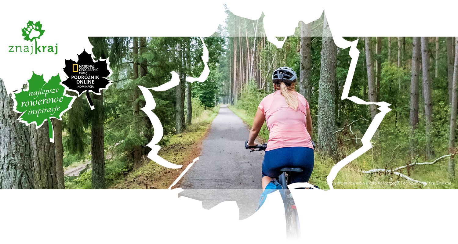 Leśna droga rowerowa koło Kołobrzegu