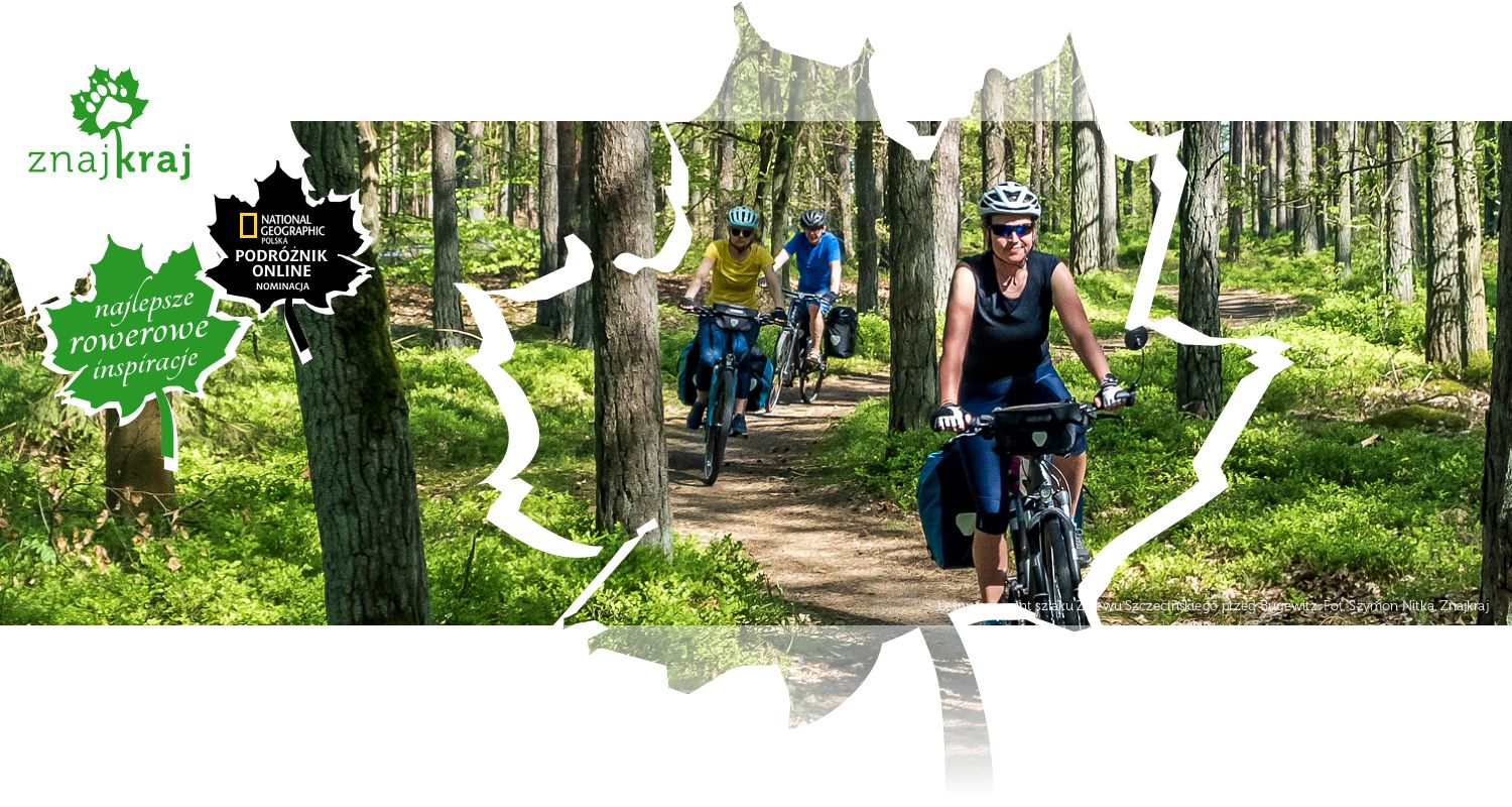 Leśny fragment szlaku Zalewu Szczecińskiego przed Bugewitz