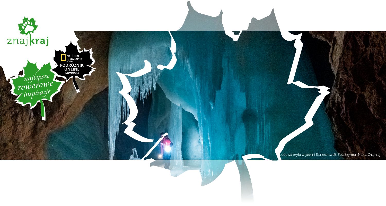 Lodowa bryła w jaskini Eisriesenwelt
