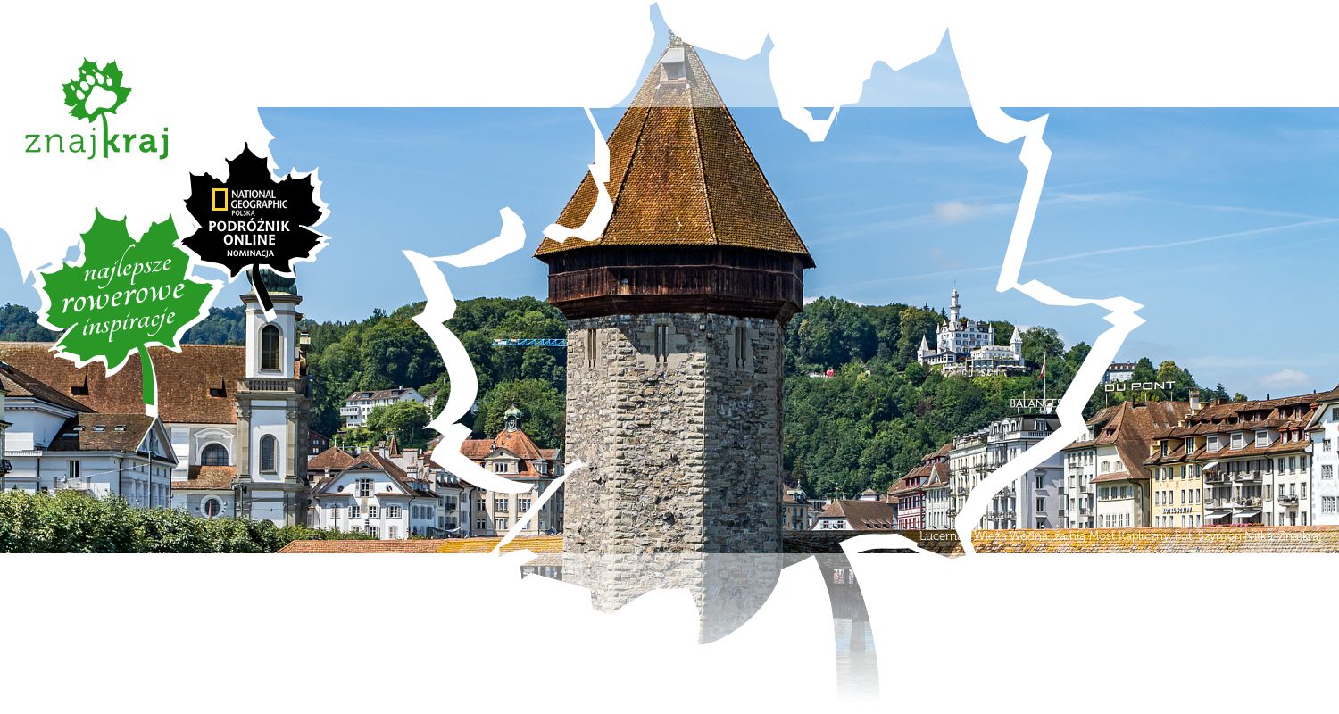 Lucerna - Wieża Wodna, za nią Most Kapliczny