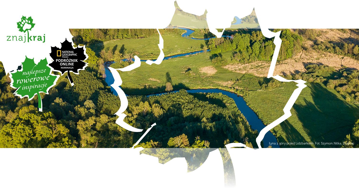 Łyna z góry przed Lidzbarkiem