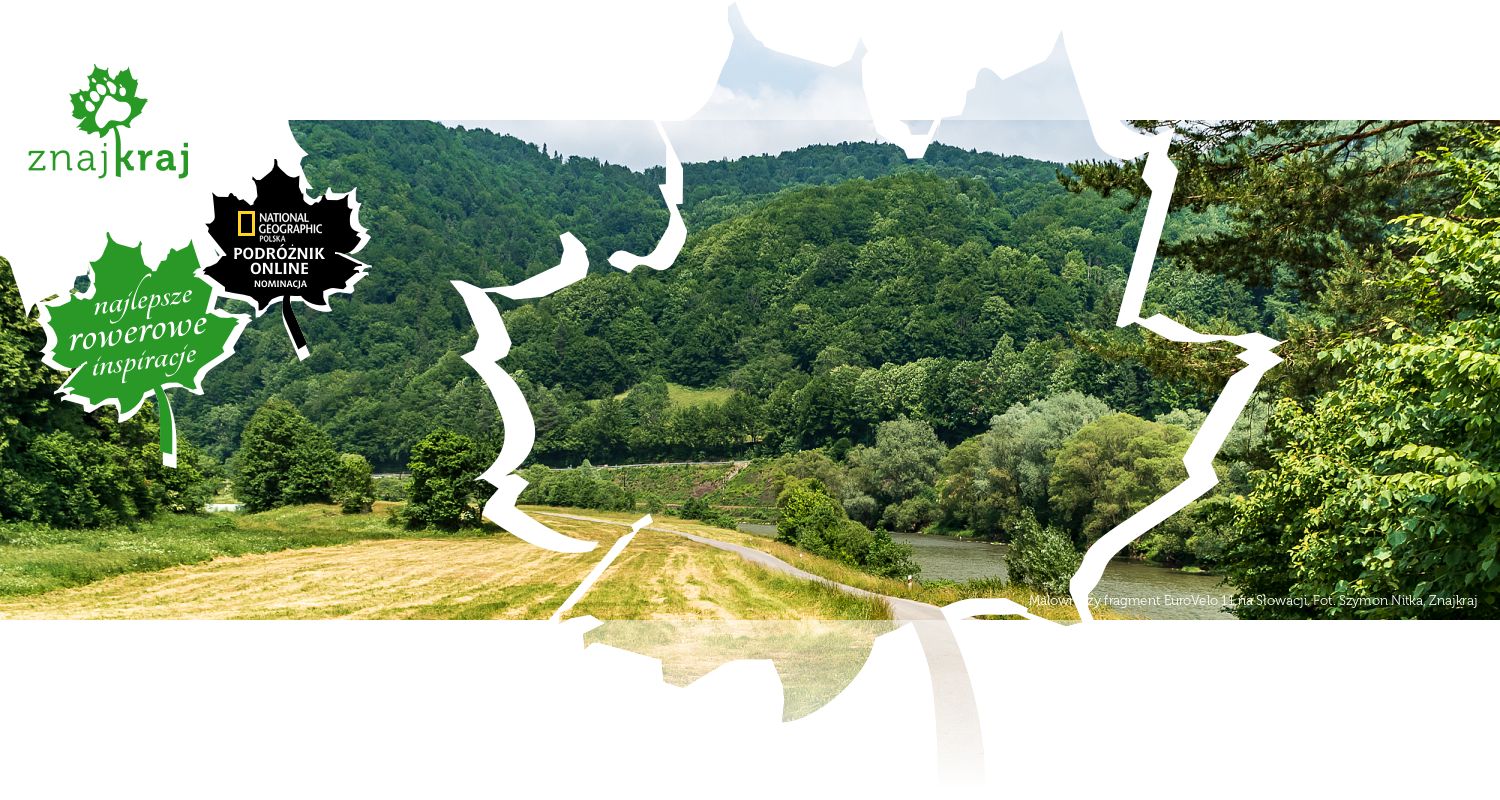 Malowniczy fragment EuroVelo 11 na Słowacji
