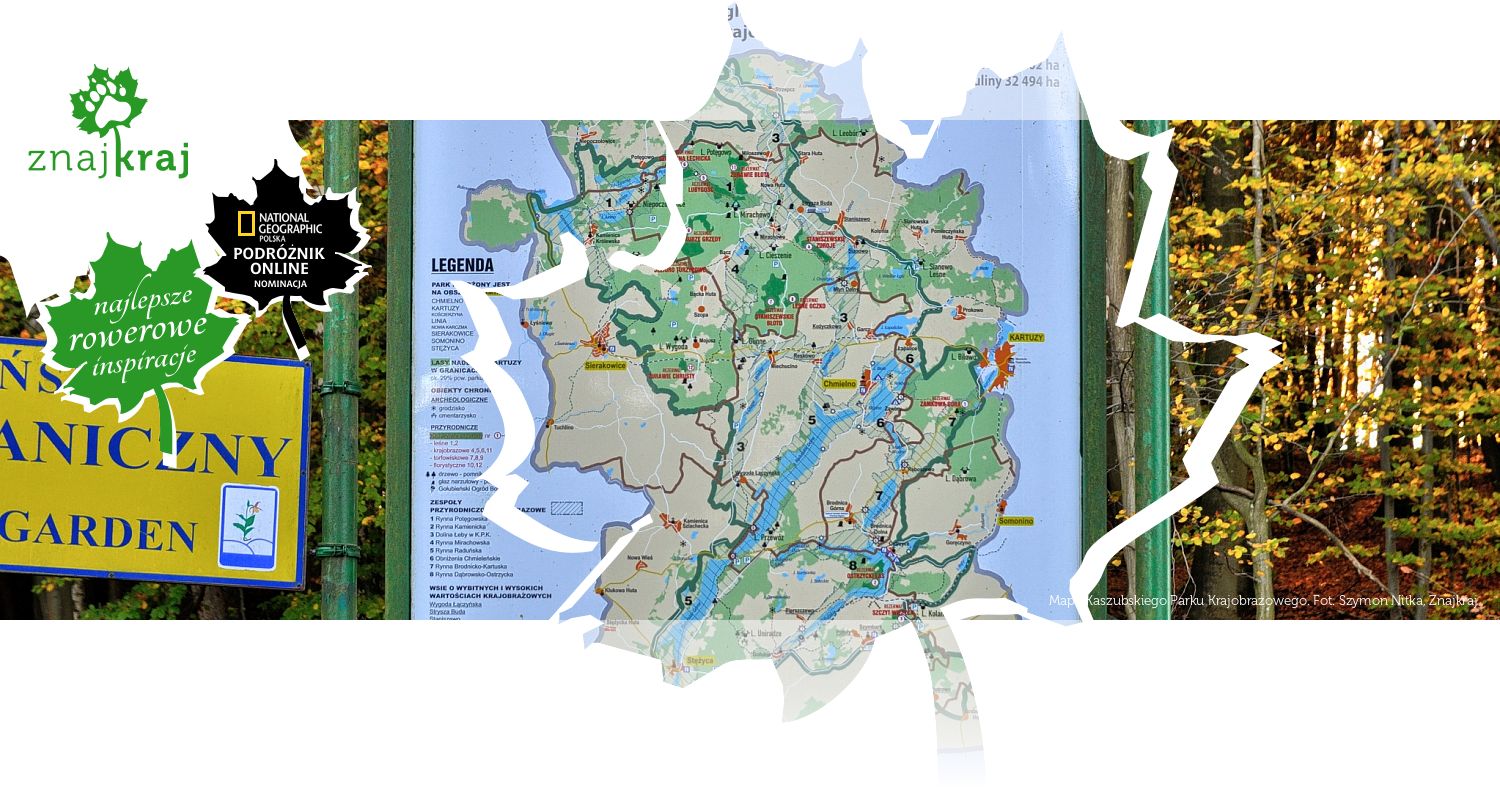 Mapa Kaszubskiego Parku Krajobrazowego