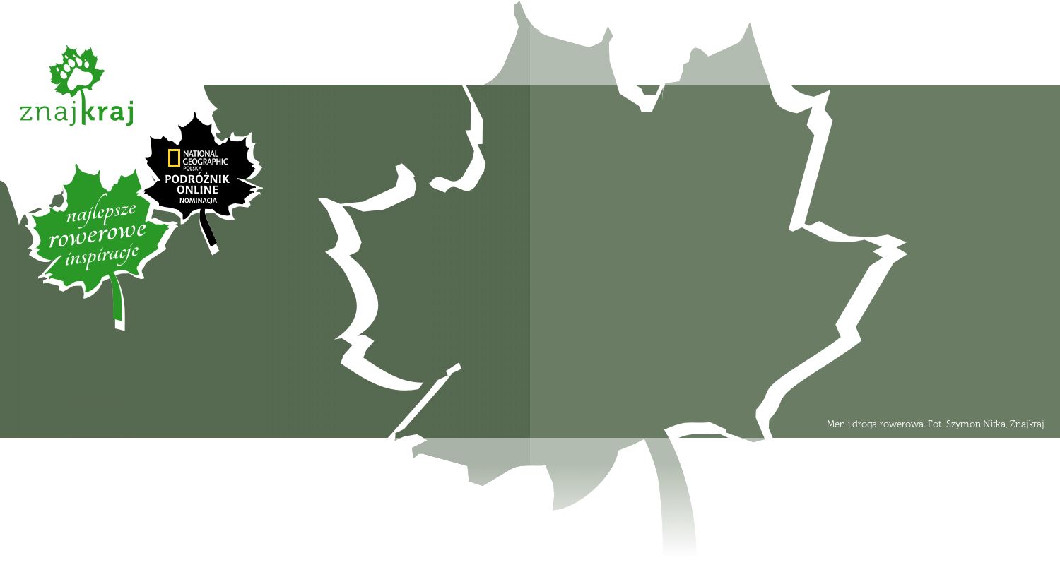 Men i droga rowerowa