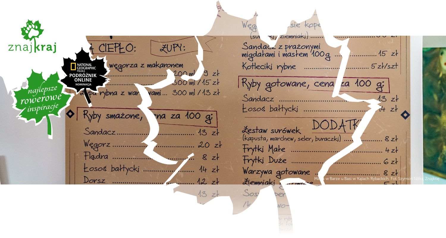 Menu w Barze u Basi w Kątach Rybackich