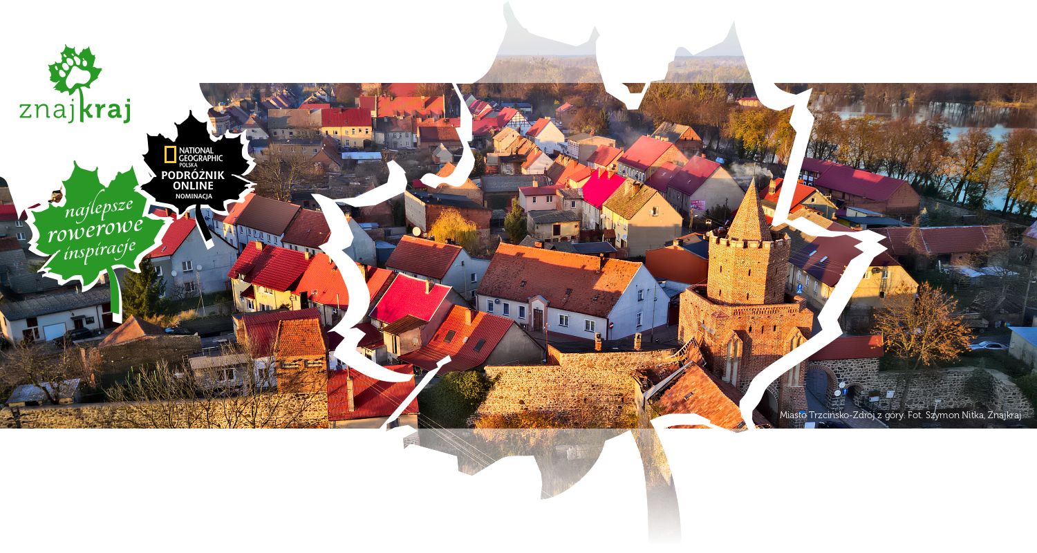 Miasto Trzcińsko-Zdrój z góry