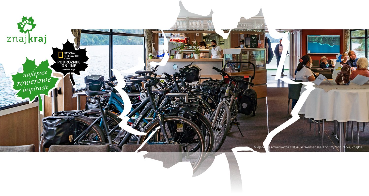 Miejsce dla rowerów na statku na Weissensee
