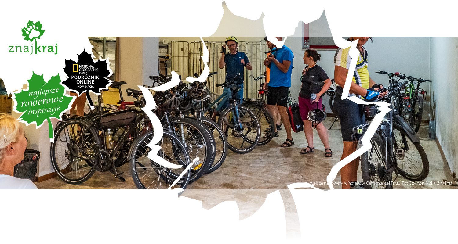 Miejsce na rowery w hotelu w Gemonie del Friuli