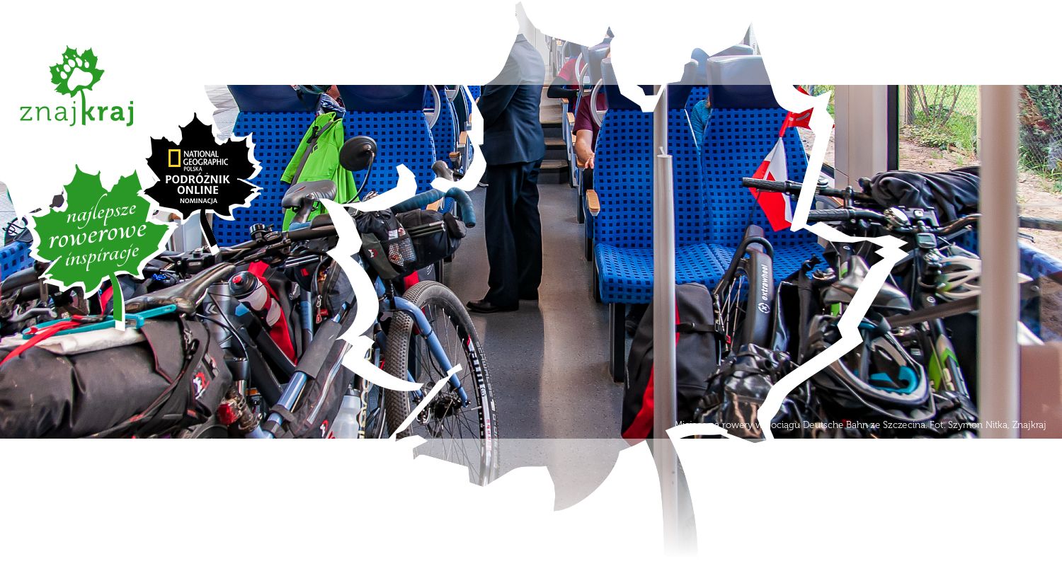 Miejsce na rowery w pociągu Deutsche Bahn ze Szczecina
