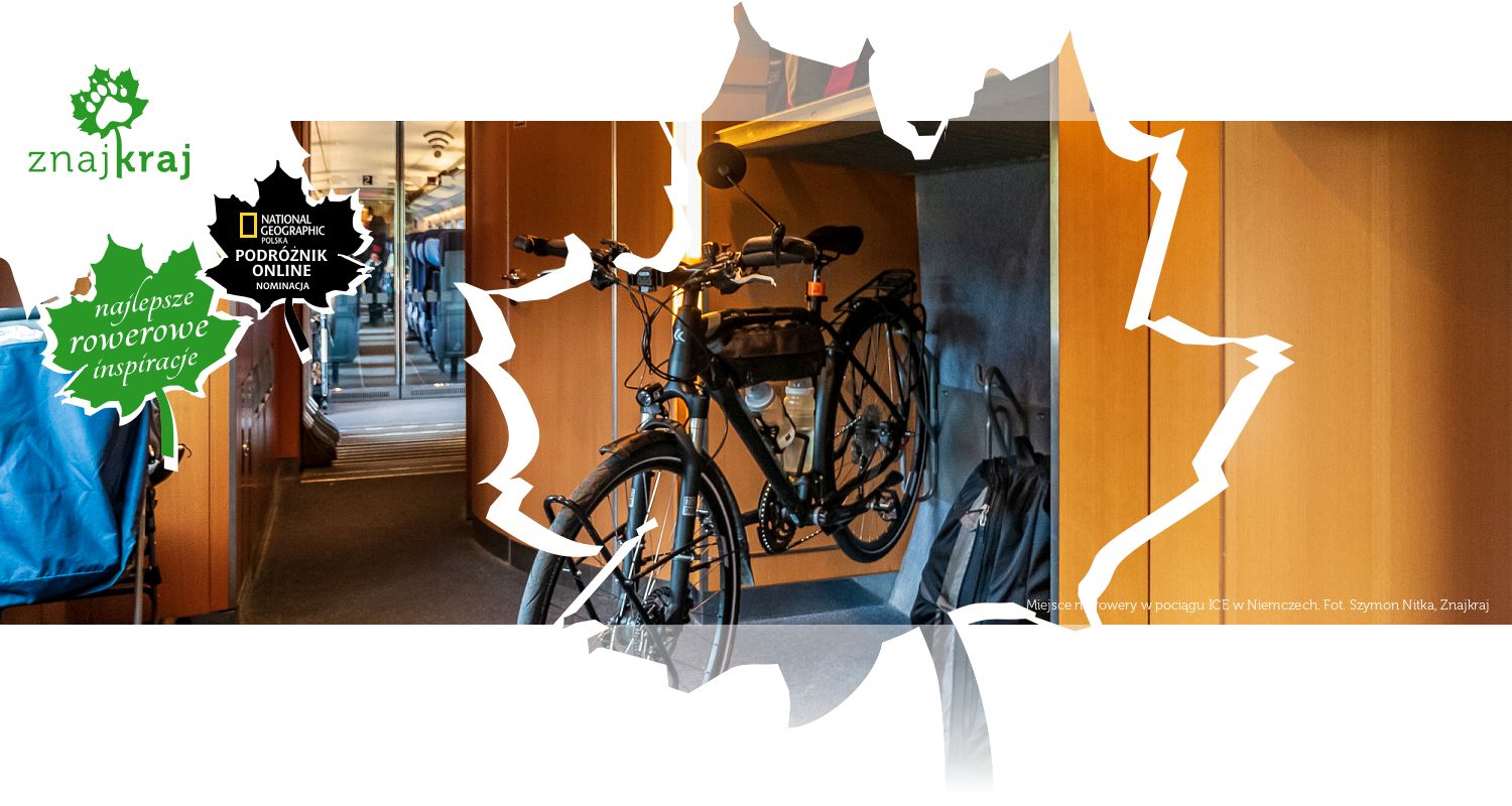 Miejsce na rowery w pociągu ICE w Niemczech